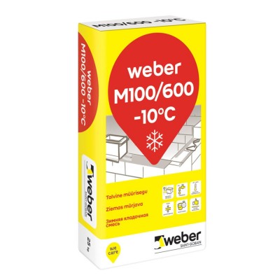 Mūrjava ziemas Weber M100/600 W 25kg