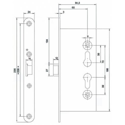Iseo Palmo push-bar antipanik