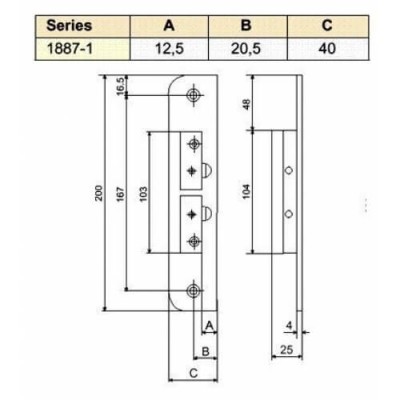 Komplekts Assa Abloy 2000