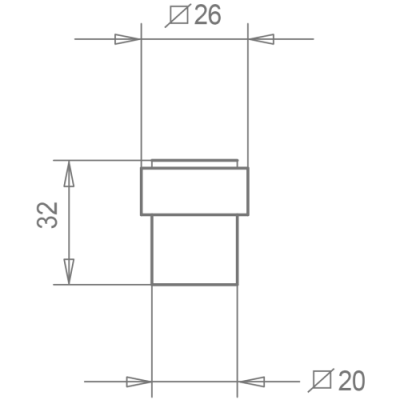 Durvju atbalsts Tupai 2260 16
