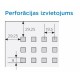 Ceiling tiles Gyptone Quattro 20