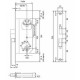 Slēdzene Assa Abloy 565