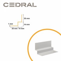 Iekšējā stūra profils CEDRAL CLICK 3m