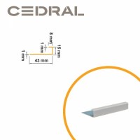 Savienojuma profils CEDRAL 3 m