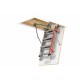 Folding attic staircase with metal steps LML Lux