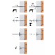 Rawlplug Polistirola tapa R-TFIX-CAP15-EPS